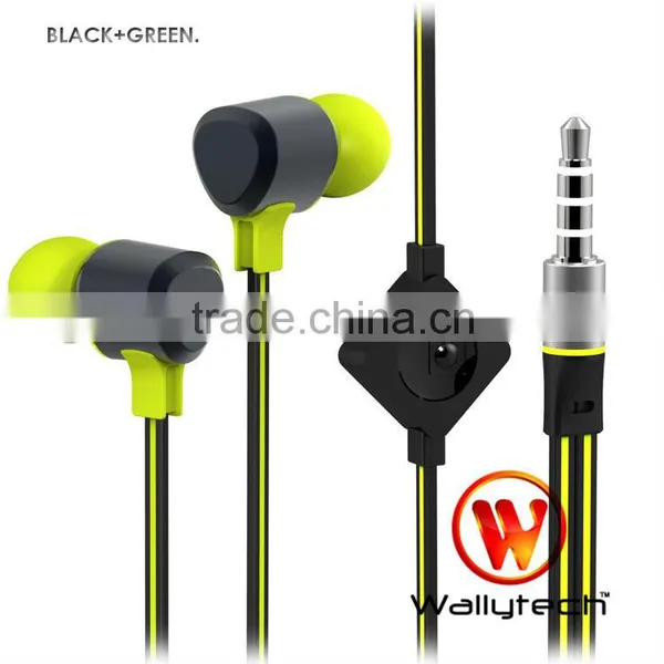 New Style 2013 Wallytech WHF-123 Metal Earphones For Samsung Galaxy S4 photo-3