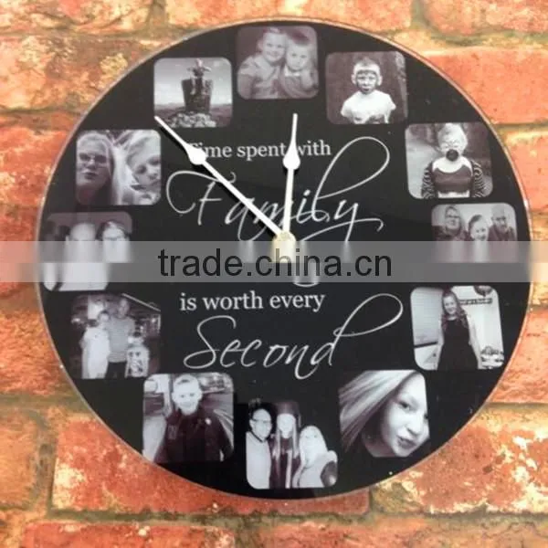 Custom Hot Sale Photo Acrylic Wall Clock