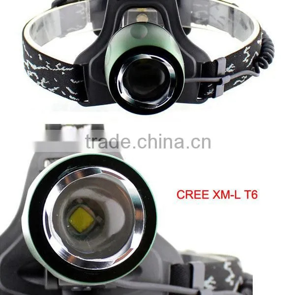 T816 High Power Led Headlamp 10w Xml t6 Led Adjust Focus Led Light Headlamp photo-2