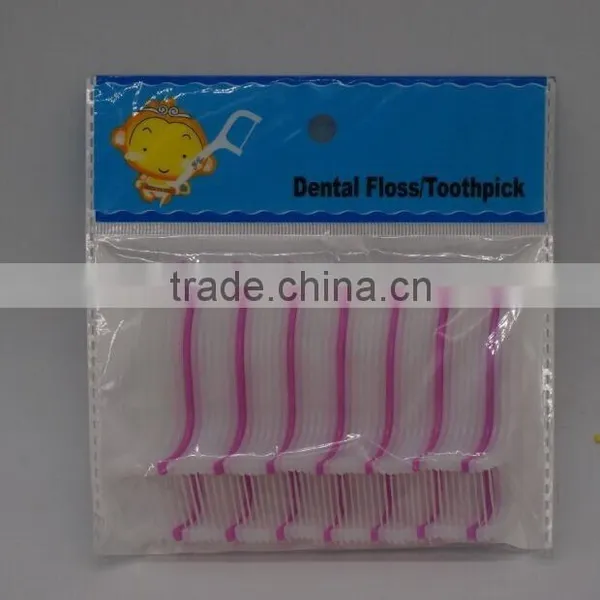 High Quality Plastic Dental Floss Toothpicks With Nylon Wire