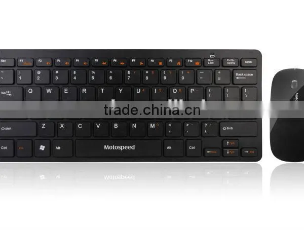 2016 Motospeed Mototech Stylish White Keyboard and Mouse 2.4Ghz Wireless Keyboard photo-3
