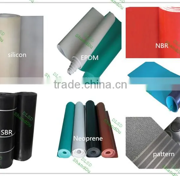 Factory Wholesale Colorful Neoprene Rubber Sheet