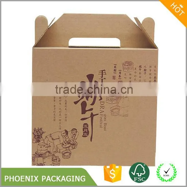 Rigid Corrugated Brown Box for Food photo-3