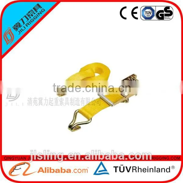 GS Cargo Ratchet Lashing Strap With Double J Hook photo-5