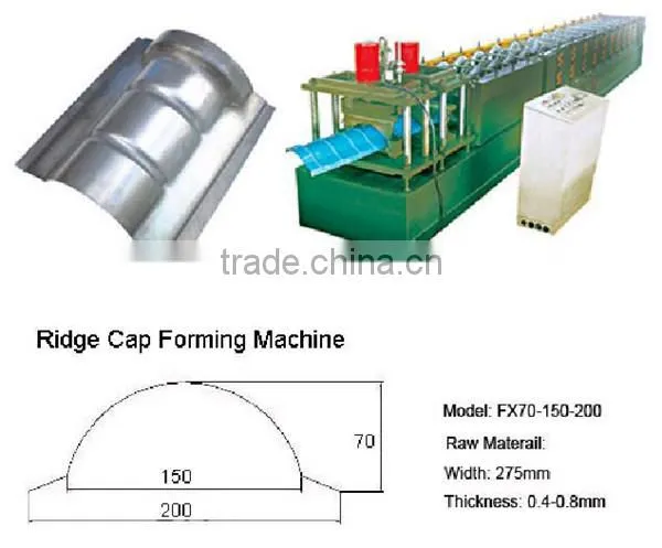 FX Cutting Machine For Bending Roof Ridge Cap photo-3