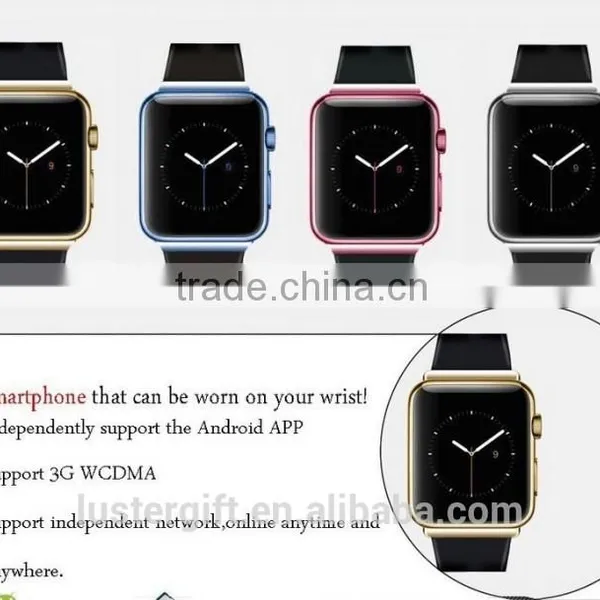 New Design k8 Smart Watch 2015 Bluetooth Android 4.4 With SMS , FM , Gps , Gprs , Wifi , Camera With 1.54 Inch Screen Mt6572 3G Quality Choice