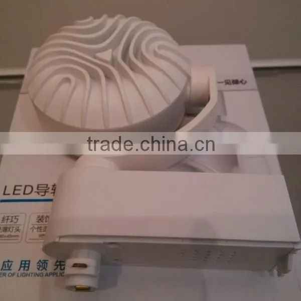 TIWIN 100-240V Black or White Finish Art Museum Gallary Three Phase Warm White 3000K 15w Led Track Light photo-4