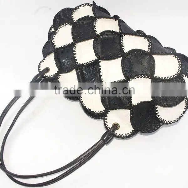 China Lady Fashion Bag Leather Handbag Factory Best Selling Cowhells Material photo-2