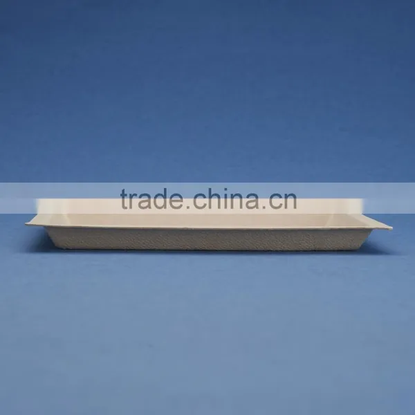 PL-75-UB 7*5 Inches Unbleacheddisposable Flate Rectangle Shape Sugarcane Dinner Plates Quality Choice photo-2