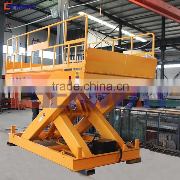 3.5ton Warehouse Hydraulic Scissor Loading Dock Lift Platform photo-3