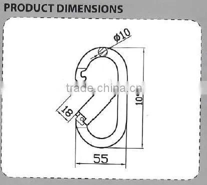 Wholesale Locking Carabiner Clips Carabiner Clip photo-2