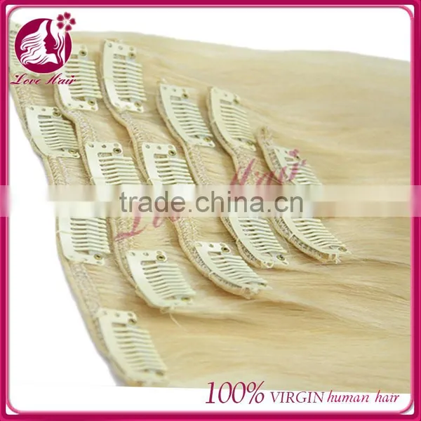 Best Quality Virgin Brazilian Hair Weaving Clip in Human Hair Extensions photo-4