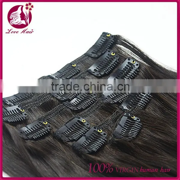 Grade 8A Virgin Hair 100g 8-32inch In Stock Top 10 Hair Straighteners Clip In Hair Extensions For Black Women photo-5