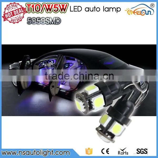 Auto Bulb Lamp T10 T20 T13 T15 t5 Wedge Base T10 Led Bulb T10 5smd
