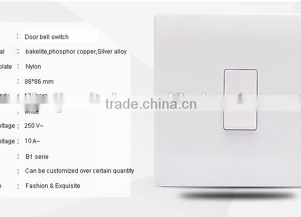 High Quality Bakelite Material Doorbell Wall Switch photo-3
