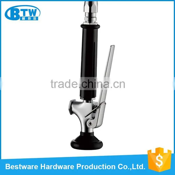 Factory OEM&ODM Commercial Pre-rinse Long Neck Brushed Treatment 304 Stainless Steel Health Water Faucet photo-4