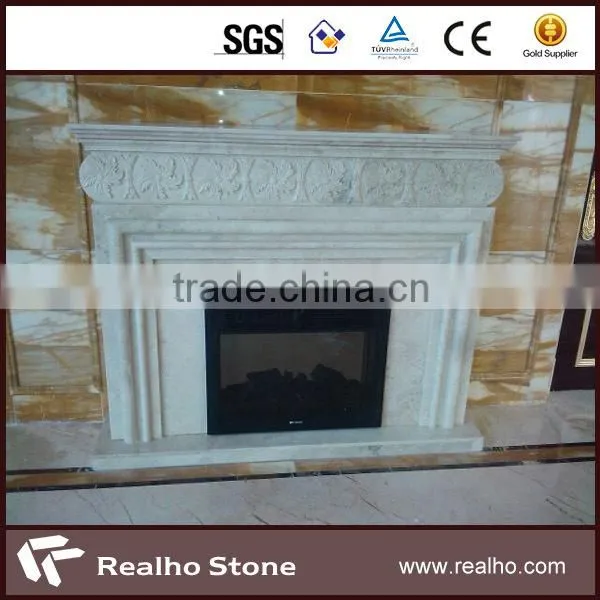 Cheap Price Marble Indoor Fireplace photo-4