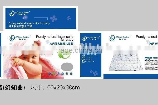 Latex Flat Head Curve Baby Pillow photo-3