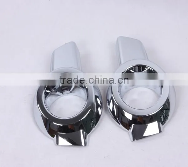 Car Front Fog Lamp Cover 2 Pcs ABS Chrome For Renault Kwid 2016 Accessories photo-2