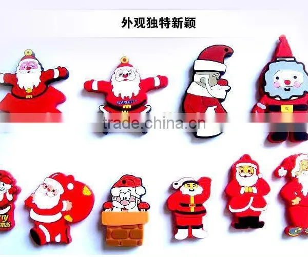Wholesale Christmas Father Popular Cartoon Character USB Flash Drive,Custom Memory Stick Free Logo Mock Up Free Sample photo-2