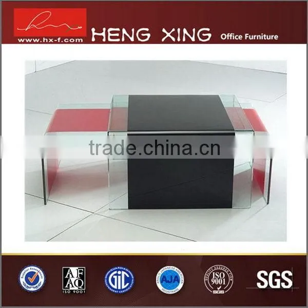Hi-tech Innovative Metal and Glass Office Desk/office Table photo-2