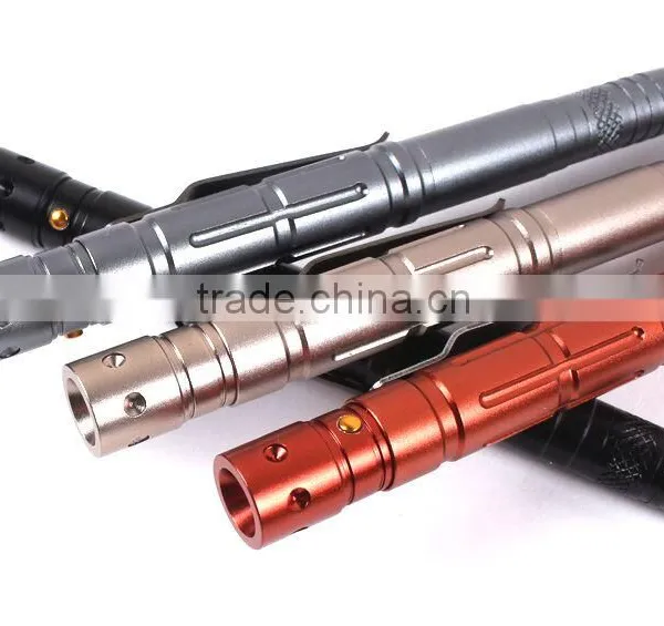 2016 Hot Selling Good Quality Tactical Pen With Tungsten Steel Head and LED Flashlight photo-3