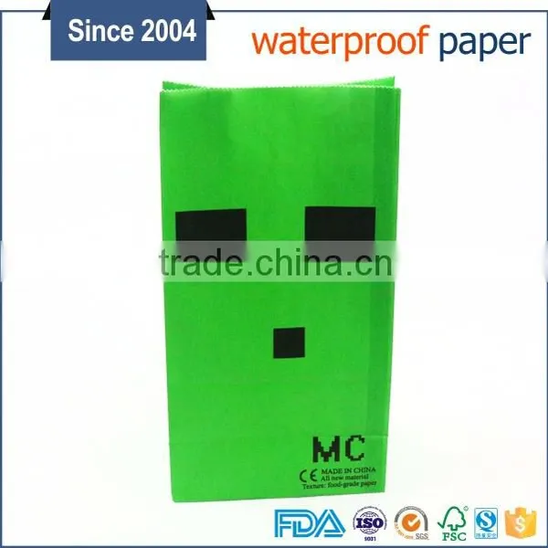 Food Grade Kraft Paper Bag Without Handle,eco Material Fruit Paper Bag photo-2