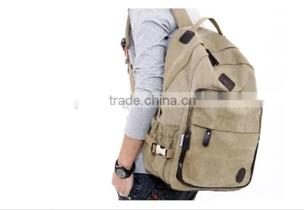 2015 Design Canvas Backpack Fashion School Bags photo-2