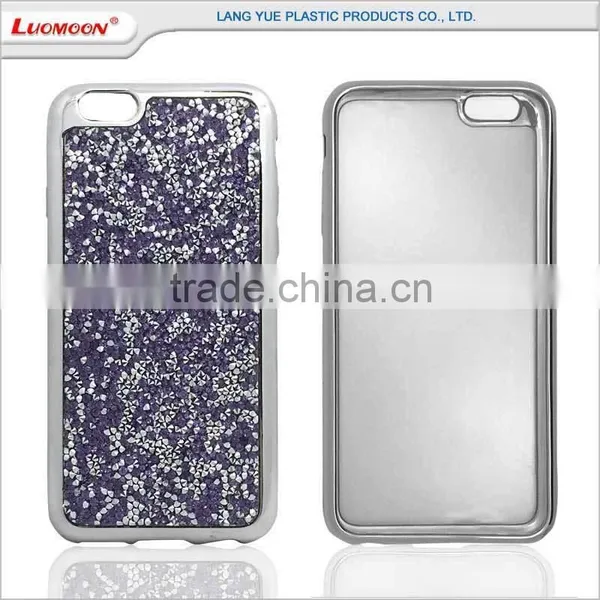 Hot Mobile Phone Diamond Cover 0.3mm Tpu Case for Iphone 4 5 6 7 S C SE PLUS photo-2
