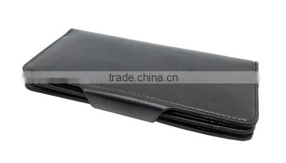 Unisex Multi Card Holder Long Wallet Soft Leather With Clasp Button photo-5