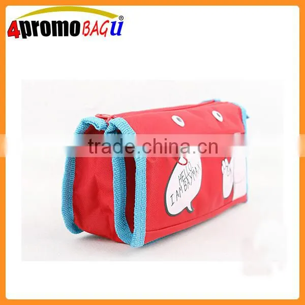 BSCI Factory Price Cheap Double Zipper Pencil Bag Pouch Bags photo-5