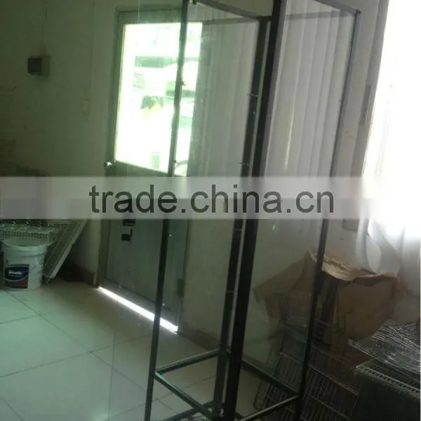 transparent glass wine and cup cabinet
