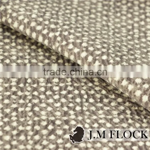 Wholesale Colorful Flock Knit Fabric / Short Pile Flocking Fabric / Plain Flocking Fabric photo-4