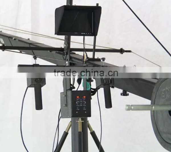 Professional Broadcast 12m Triangle Jimmy Jib Camera Crane for Sony ARRI and Red Camcorder photo-2