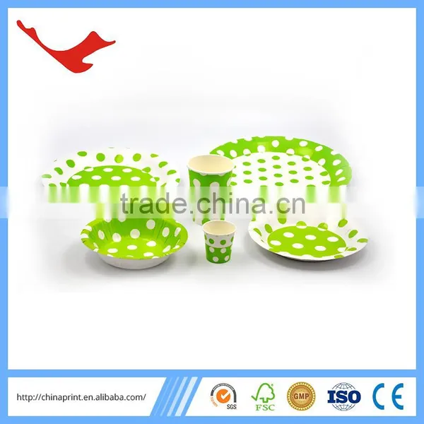 005 ECO Friendly Dinner Set Disposable Paper Plate photo-2