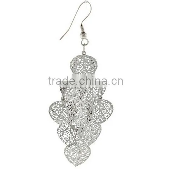 Stainless Steel Women's New Style Teardrop Dangle Fashion Earrings photo-3