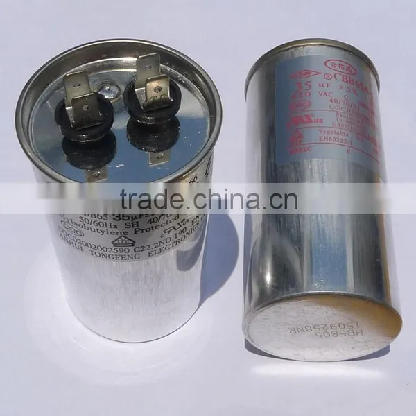 20UF/450VAC 50/60Hz Motor Run Capacitor/ Metallized Polyester Film Capacitor