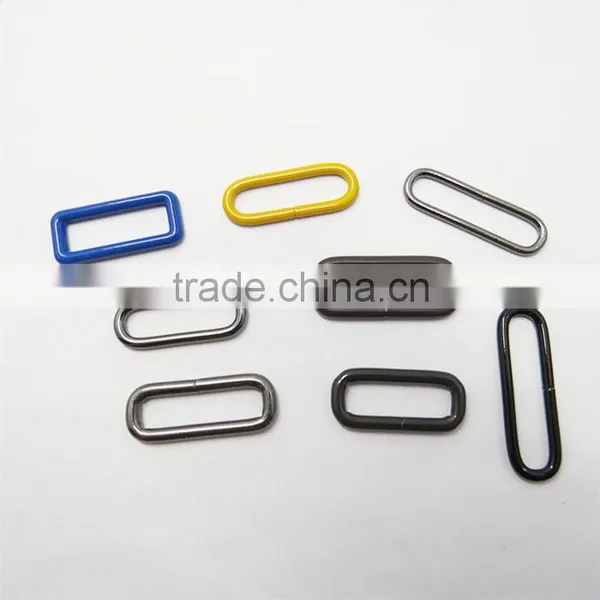 Metal Solid Rectangular Rings,bag Oval Ring photo-4