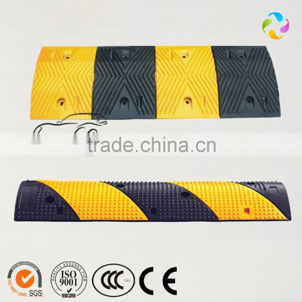 Effectively Traffic Calming Reflective Rubber Speed Bump photo-3