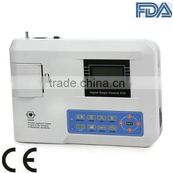Resting 12 Lead Single Channel Electrocardiograph ECG Machine EKG-901-2 Made-in-China photo-2