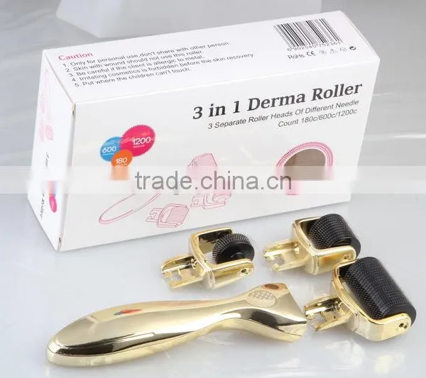 Factory Price Scar Removal Biogenesis 3 in 1 Changeable Heads Derma Roller L013B photo-4