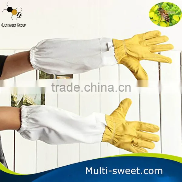 New Beekeeping Gloves Beekeepers Protective Goatskin Bee Keeping Leather Gloves photo-3