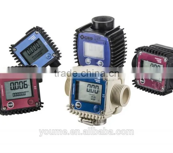 Hot Sale 10-120lpm Inline Turbine Battery Water Flow Meter photo-6