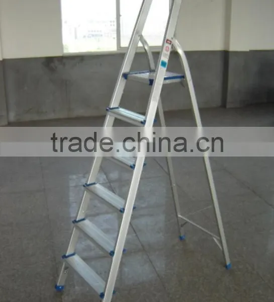 4-10 Steps Household Ladder Step Ladder Aluminum Ladder EN131 photo-3