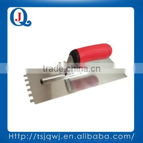 Durable Soft Rubber Handle Stainless Steel Plaster Trowel photo-3