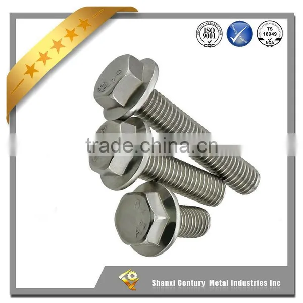 Flange Head Hex Bolts With Hex Nuts,washer photo-3