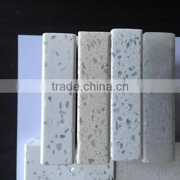 Beauty Decorative Colorful Artificial Cream Quartz Stone photo-3