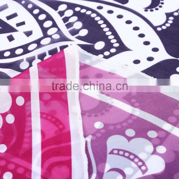 1PC Printed Compressed Mat Camping Microfiber Fabric Portable Lightweight Swimming Pad Mat Cushion photo-4