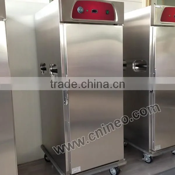 Double Door,Movable,Stainless Steel,22 Trays,2.62Kw,Electric,For Warming,Food Cart photo-2
