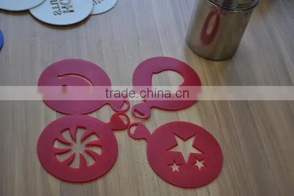 Plastic Cake Stencils Decorating photo-2